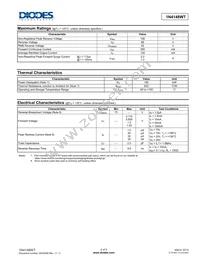 1N4148WTQ-7 Datasheet Page 2