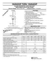 1N4948GP/54 Datasheet Cover