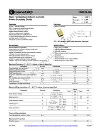 1N8024-GA Datasheet Cover