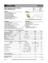 1N8028-GA Datasheet Cover