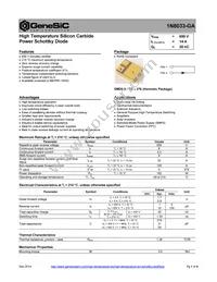 1N8033-GA Datasheet Cover