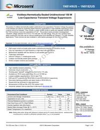 1N8165US Datasheet Cover