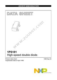 1PS181 Datasheet Page 2