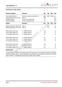 1SC2060P2A0-17 Datasheet Page 4