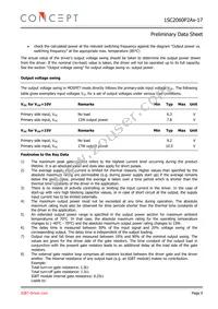 1SC2060P2A0-17 Datasheet Page 9