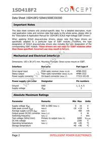 1SD418F2-5SNA1500E330300 Datasheet Page 2