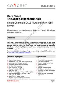 1SD418F2-CM1200HC-50H Datasheet Cover