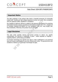 1SD418F2-FX800R33KF2 Datasheet Page 5