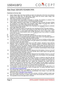 1SD418F2-FZ2400R17KF6 Datasheet Page 4