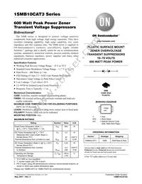 1SMB75CAT3 Datasheet Cover