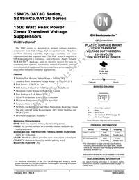 1SMC36AT3 Datasheet Cover