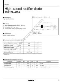 1SR124-400AT-82 Datasheet Cover