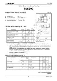 1SS302TE85LF Datasheet Cover