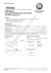 1SV234-TB-E Datasheet Cover