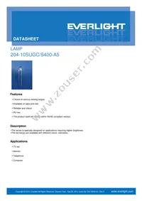 204-10SUGC/S400-A5 Datasheet Cover