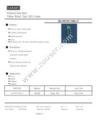 204-10SURC/S400-A7 Datasheet Cover