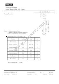 204-10UYC/S400-A7 Datasheet Page 2