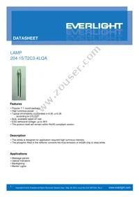 204-15/T2C3-4LQA Datasheet Cover