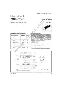 208CNQ060 Datasheet Cover