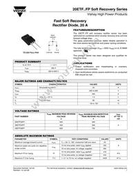 20ETF06FP Datasheet Cover