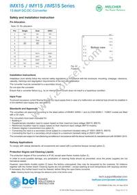 20IMX15-05-8RGZ Datasheet Page 20