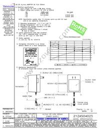 212AS04025 Datasheet Cover