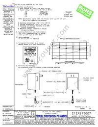 212AS15007 Datasheet Cover