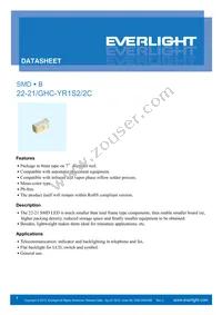 22-21/GHC-YR1S2/2C Datasheet Cover