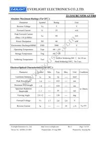 22-21SURC/S530-A3/TR8 Datasheet Page 3