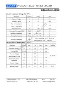 22-21SYGC/S530-E2/TR8 Datasheet Page 3