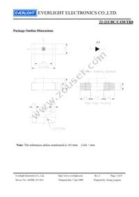 22-21UBC/C430/TR8 Datasheet Page 2