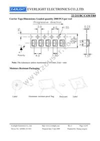 22-21UBC/C430/TR8 Datasheet Page 6