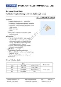 22-23A/R6GTB3C-D01/2C Datasheet Cover