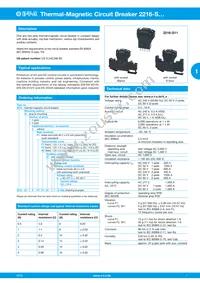 2216-S110-P1F1-S111-A-6A Datasheet Cover