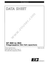 2222 462 81502 Datasheet Cover