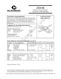 2224-6L Datasheet Cover