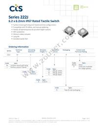 222JMVACR Datasheet Cover