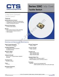 226CJVBCR Datasheet Cover