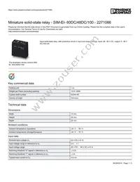 2271086 Datasheet Cover