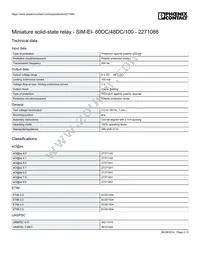 2271086 Datasheet Page 2