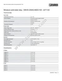 2271125 Datasheet Page 2