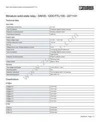 2271141 Datasheet Page 2