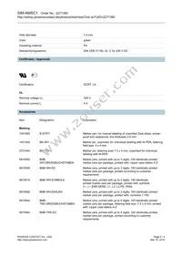 2271390 Datasheet Page 2