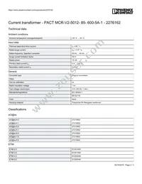 2276162 Datasheet Page 2