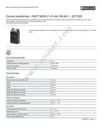 2277022 Datasheet Cover