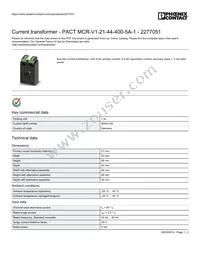 2277051 Datasheet Cover