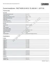 2277132 Datasheet Page 2