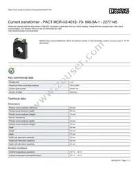 2277145 Datasheet Cover