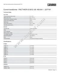 2277161 Datasheet Page 2