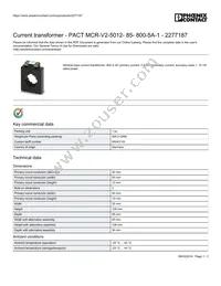 2277187 Datasheet Cover